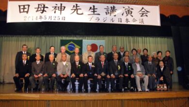 講演会を主催したブラジル日本会議メンバー