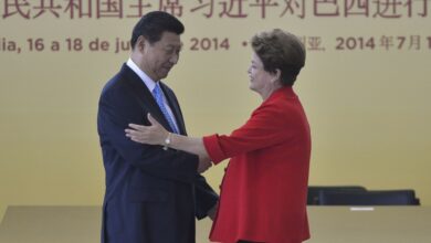 17日に会談を行った伯中両国首脳（Wilson Dias/ Agência Brasil）