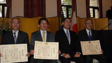 菊地、木多、福嶌、和田さん（左から）