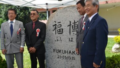 除幕式の様子