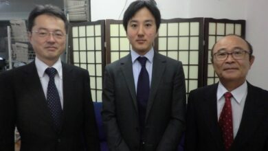 寺本企画戦略副委員長、知屋城総務委員、平田事務局長