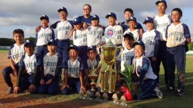 少年の部で優勝したニッケイ・クリチーバ