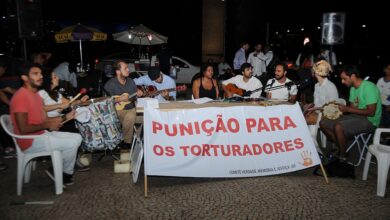 ４月１日に行われた軍政反対のデモ（José Cruz/Agência Brasil）