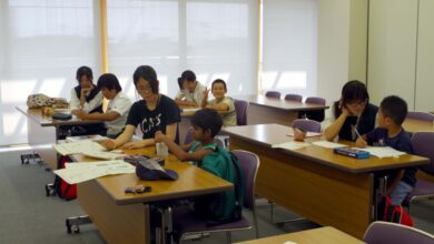 夏休み学習サポート教室の様子