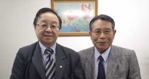 宮村副会長（左）と中沢会長