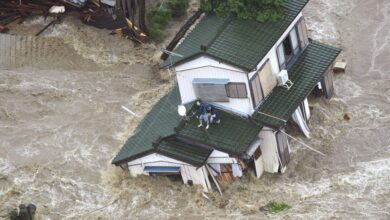 茨城県の浸水被害は１万２千棟にも上った（共同）