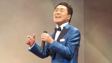 名曲を熱唱したコンサートの様子