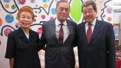 ＡＣＡＬの市田理事、池崎会長、藤本副会長