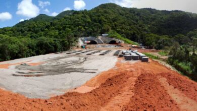 工事真っ最中のトンネル(Foto: Prefeitura do Rio)