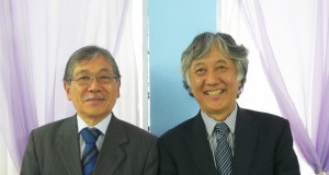 谷口実行委員長と頃末理事長