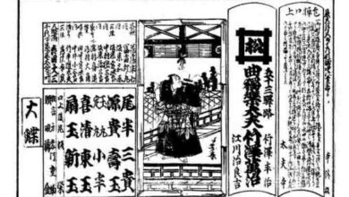 ブラジルの竹沢万次と同時期、日本に有名な竹沢万“治”がいた。１８６８年５月の興行時、竹澤萬治の曲独楽の絵ビラ（見世物興行年表サイトより。≪木版墨摺・芳春画・本清板≫（大阪府中之島図書館蔵／「摂陽観場画譜」五十九）