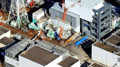 汚染水漏れが続くなど事故収束のめどが立たない東京電力福島第１原発 ＝２０１３年１１月２１日(共同)