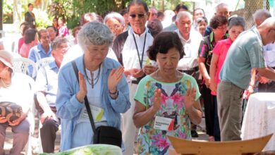 天理教式で行われた慰霊祭の様子