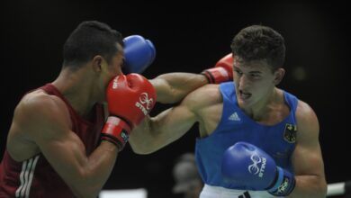 昨年１２月リオで開かれたボクシングの五輪テストイベントの様子（Fernando Frazão/Agencia Brasil）