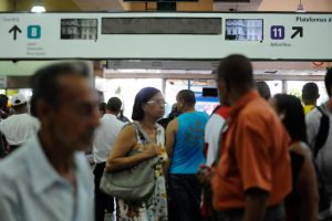 五輪チケットセールの行われるセントロ・ド・ブラジル駅（Tania Rego/Agencia Brasil）