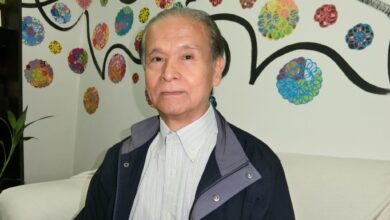 来社した原島会長