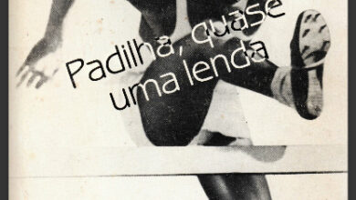 パジーリャの伝記『Padilha, quase uma lenda』の表紙