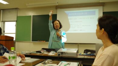 冨田貴子さんが講師を務めた講座の様子