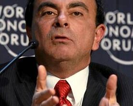 カルロス・ゴーン日産自動車社長（By World Economic Forum from Cologny, Switzerland (World Economic Forum Annual Meeting Davos 2008), via Wikimedia Commons）