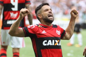 フラメンゴの先制点を挙げた元ブラジル代表ジエゴ（Gilvan Souza/Flamengo）