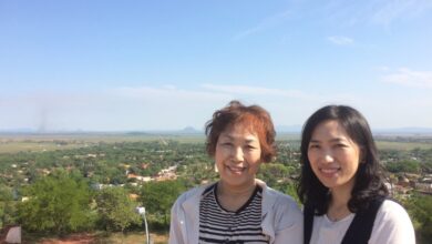 母・貞子さんと娘・裕美子さん