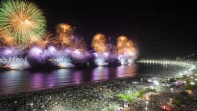 リオ市の毎年恒例の大晦日の年越し花火の様子（参考画像・Gabriel Monteiro/Riotur）