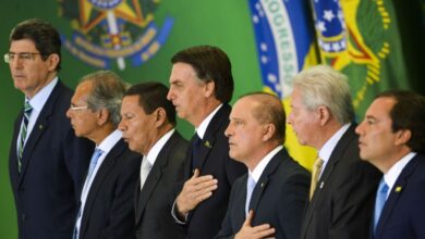 ボウソナロ新内閣の就任式の様子（Foto Marcelo Camargo/Agência Brasil）