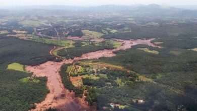 ブルマジーニョの鉱滓ダムから出た有毒汚泥は、パラオペバ川に流れ込み、下流のサンフランシスコ川に向かって下降している