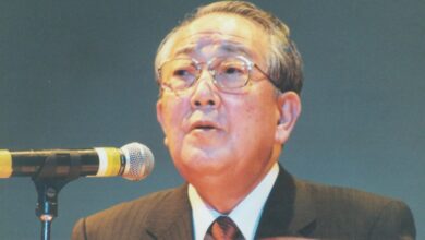 ２００３年９月に聖市の文協大講堂で開催されたブラジル盛和塾主催の稲盛氏講演会