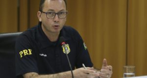 連邦道路警察のアドリアーノ・フルタード氏（José Cruz/Agência Brasil）