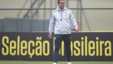 ブラジル五輪代表監督のアンドレ・ジャルジーニ(Lucas Figueiredo/CBF)