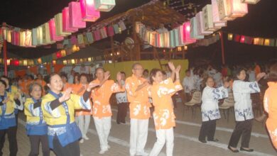 盆踊りの様子