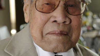 １００歳の頃の安良田済さん