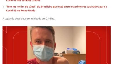 英国で接種を受け、「普通の感冒用接種と同じ」と語るブラジル人医師のリカルド・ペトラコ氏（１２月２２日付Ｇ１サイトの記事の一部）