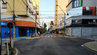 ２月に行われたロックダウン時のアララクアラ市（Divulgacao/Prefeitura de Araraquara）