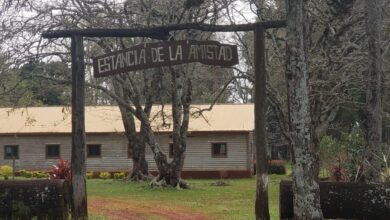 「ＣＡＹＳＡ農場」（Compañía Agropecuaria Yguazú S.A. イグアス農牧株式会社）の入り口（提供写真）